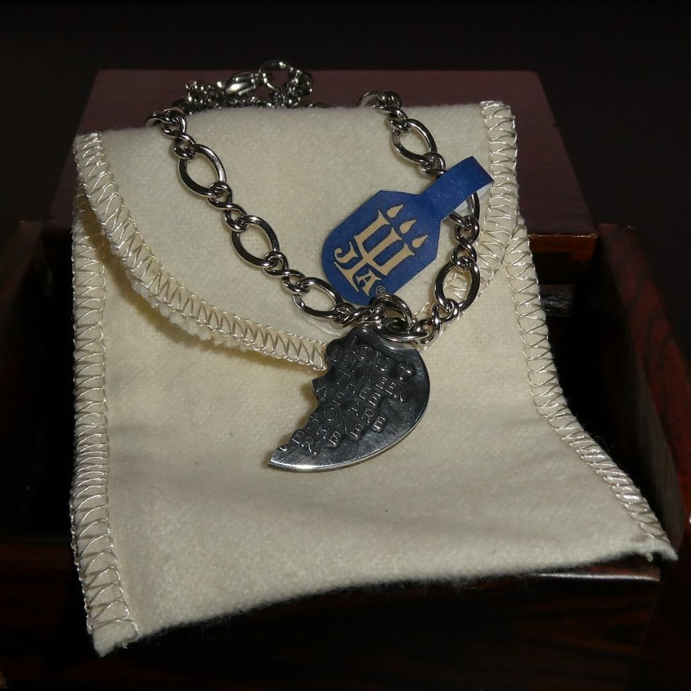 James Avery SS Bracelet and 1 (of 2) charms 'Watch Over Thee Prayer'